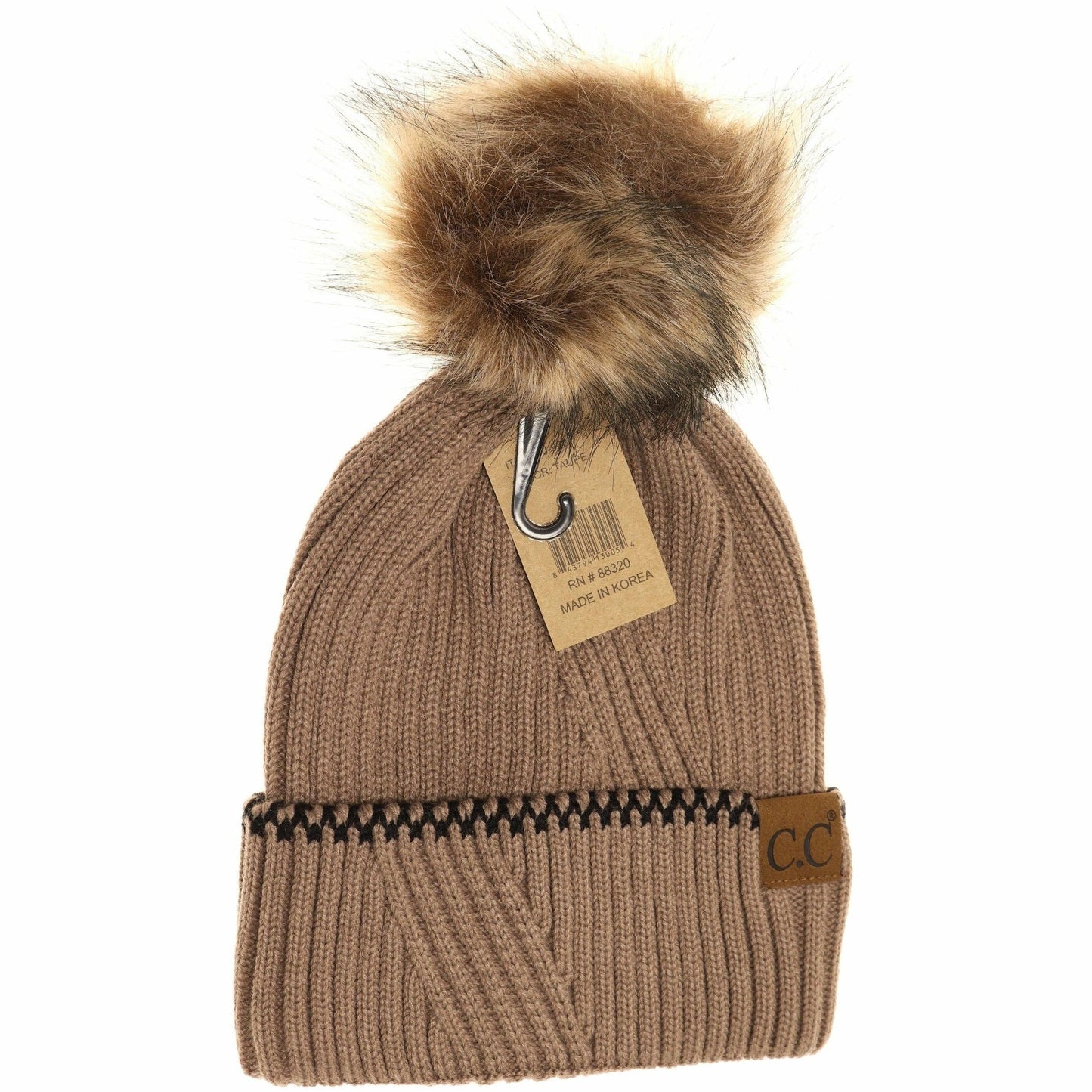 Ribbed Knit Beanie