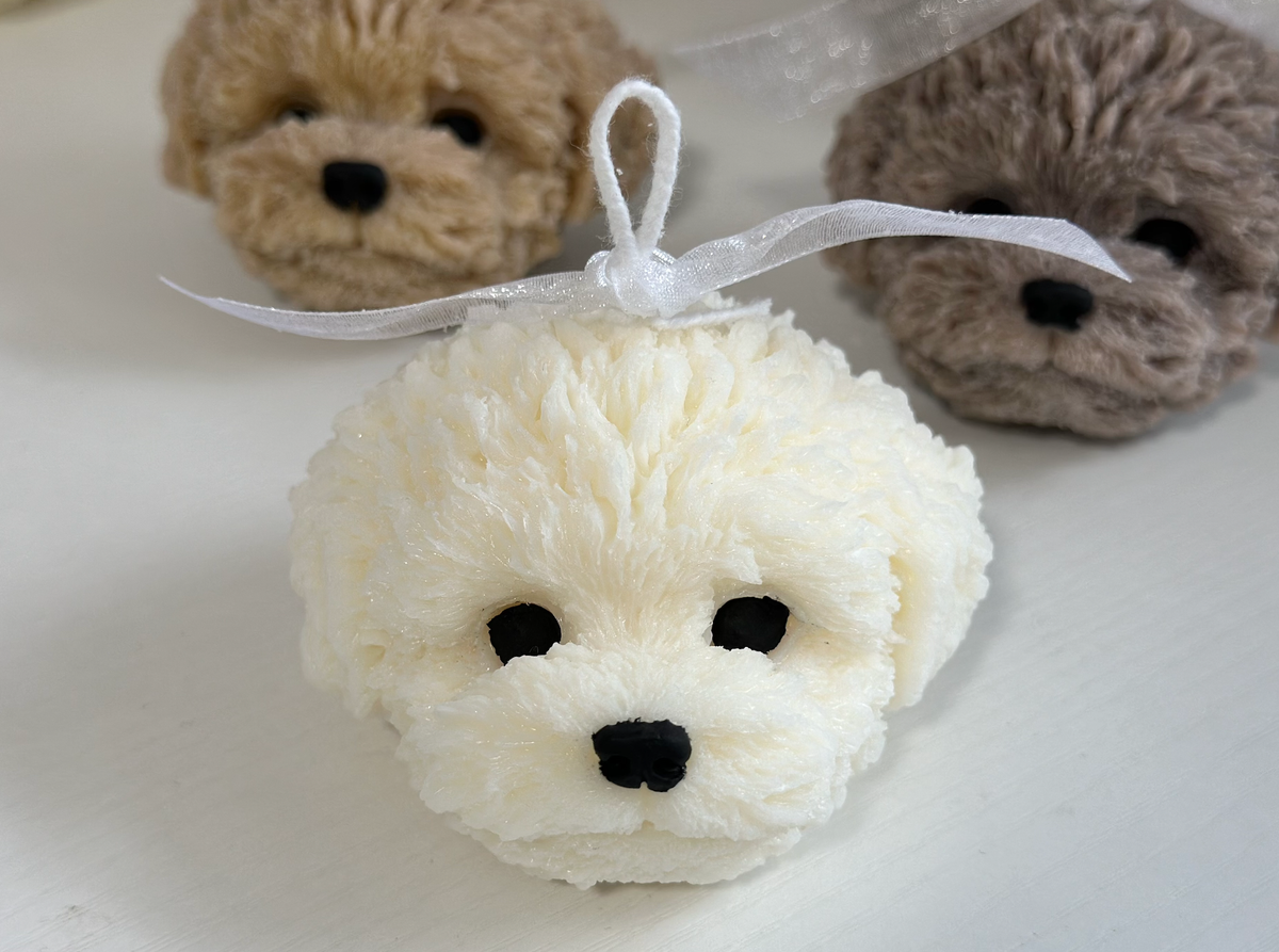 Fluffy Puppy Candle