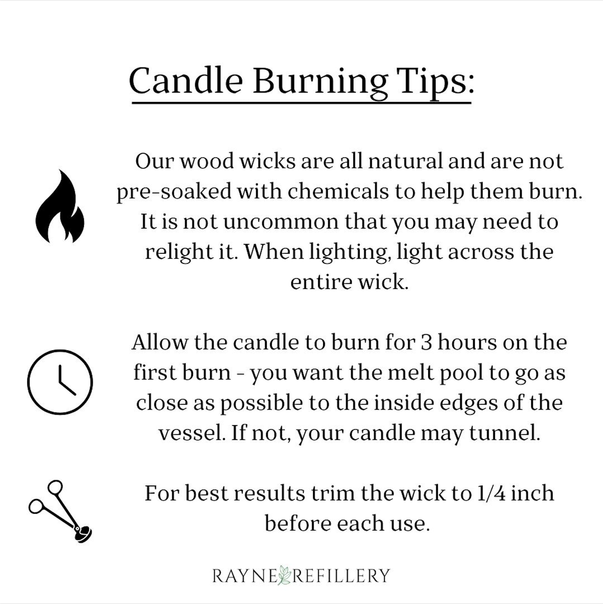 Candle Refill - Designed for Granite Vessel