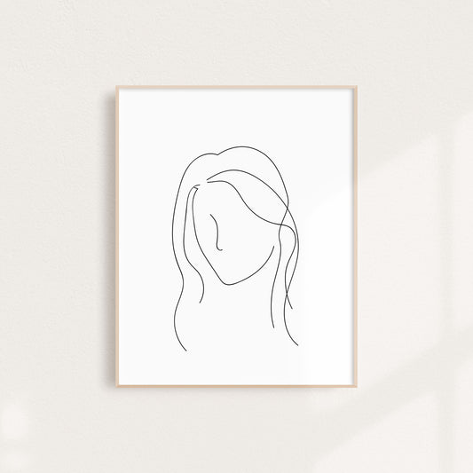 Girl Art Print