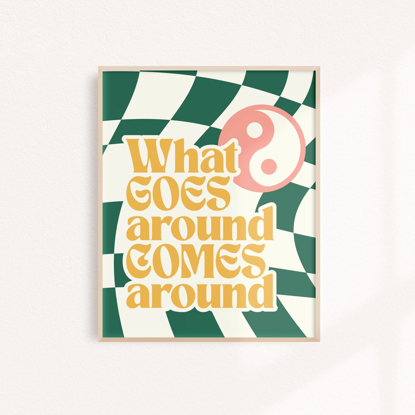 What Goes Around Art Print