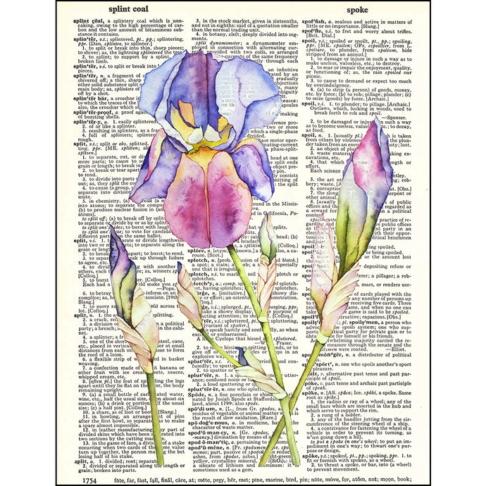 Iris Watercolor Print