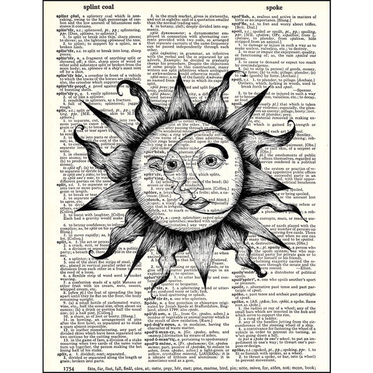 Sun and Moon Art Print