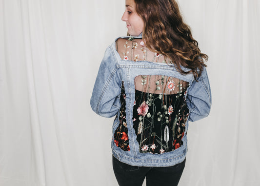 Gemma Embroidered Denim Jacket