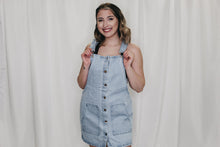 Load image into Gallery viewer, Walker Denim Overall Dress