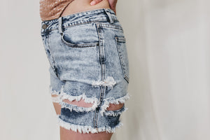 Melanie Distressed Shorts