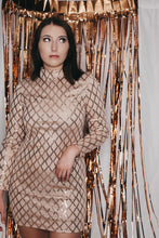 Load image into Gallery viewer, Champagne Mini Dress