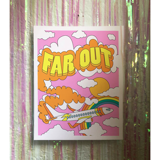 Far Out Art Print