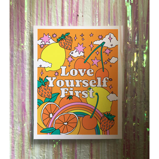 Love Yourself Art Print