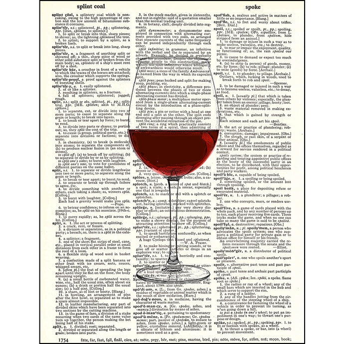 Red Wine Print
