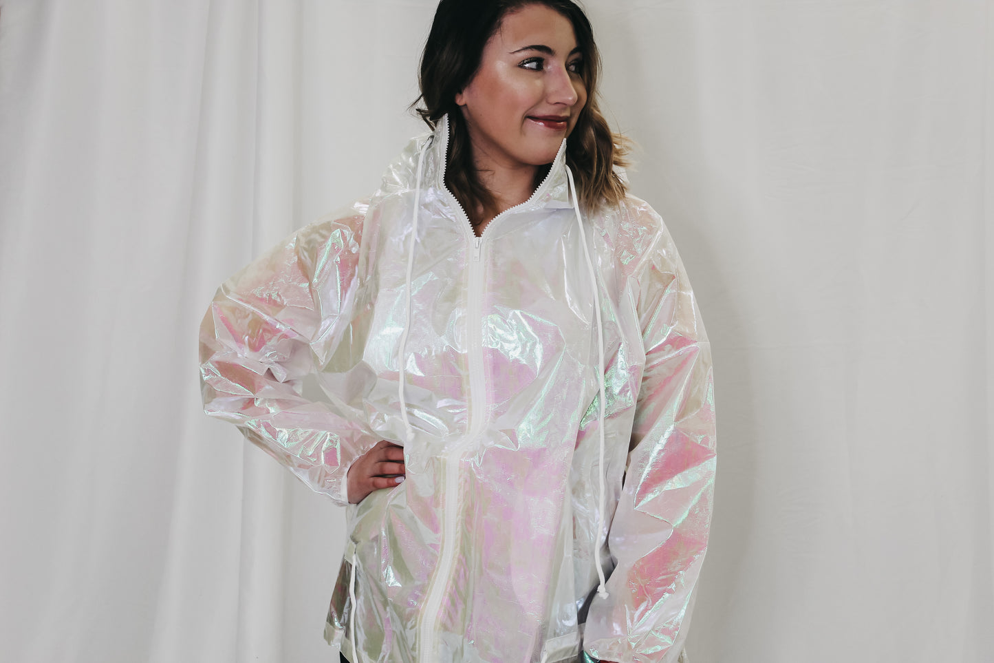 Holographic Rain Jacket