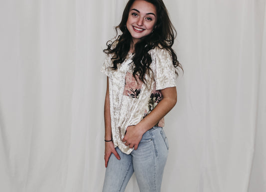 Willa Velvet Tee