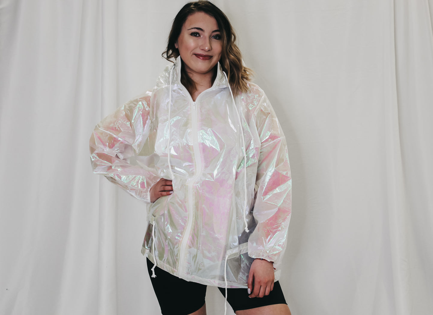 Holographic Rain Jacket