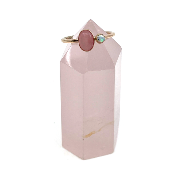 Pink Opal Ring